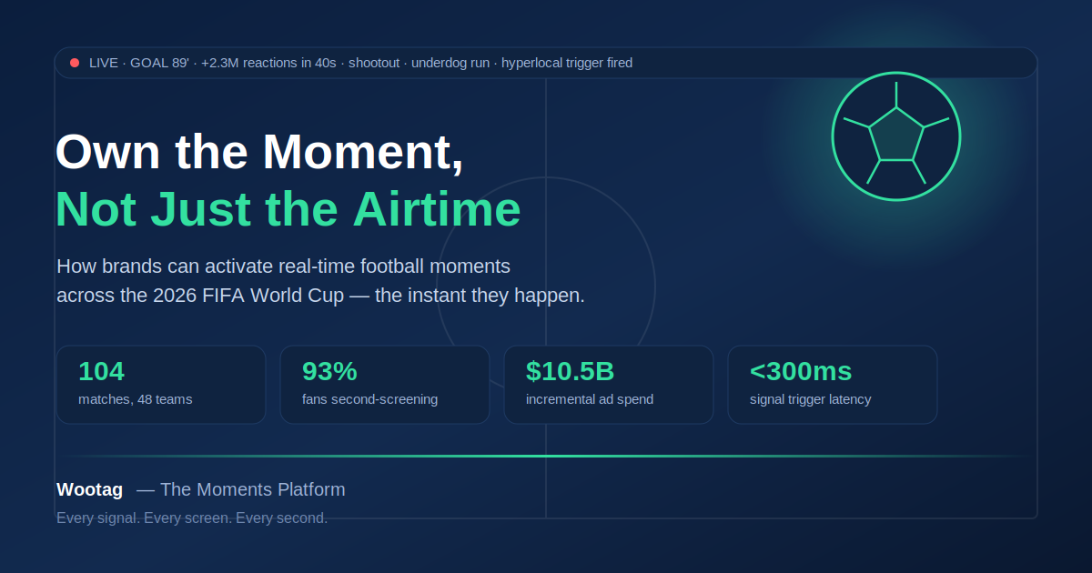 Beyond the Scoreline: How Brands Can Own the World Cup’s Biggest Moments : Not Just Its Airtime