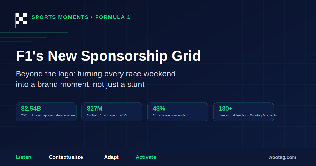 F1’s New Sponsorship Grid: Confectionery, Toys, and the Moments Brands Are Still Leaving on the Table